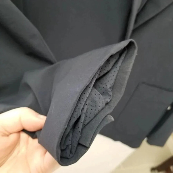 Kit And  Ace Ride Blazer One Button Jacket Navy Blue Stretch 6 - Picture 8 of 11